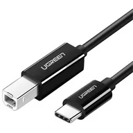 Kable komputerowe i do monitorów - Ugreen Kabel USB 2.0 C-B UGREEN US241 do drukarki 2m (czarny) UGR491BLK - miniaturka - grafika 1