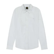 Koszule męskie - KOSZULA MĘSKA LEE 112363910 PATCH SHIRT SHY BLUE BRIGHT WHITE XL - miniaturka - grafika 1