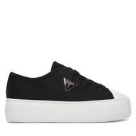 Trampki damskie - Trampki Guess FLJJZ3 FAB12 Czarny - miniaturka - grafika 1