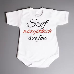 Szef wszystkich szefów - body niemowlęce - Body - miniaturka - grafika 1