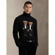 Swetry męskie - POLO RALPH LAUREN Wełniany golf Regular Fit - miniaturka - grafika 1