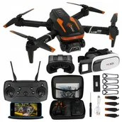 Zabawki zdalnie sterowane - Dron dla Dzieci z Kamerami Wi-Fi Podgląd na Żywo A.Powrót Zawis + Gogle VR - miniaturka - grafika 1