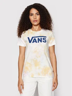 Vans T-Shirt Logo Wash Crew VN0A7RSB Kolorowy Regular Fit - Koszulki i topy damskie - miniaturka - grafika 1