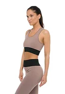 Koszulki i topy damskie - HEART and SOUL Damski top Sportivo Donna - T-shirt - Infinity Sport-BH, Dove Grey/Black, rozmiar uniwersalny - miniaturka - grafika 1