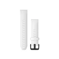 Akcesoria do pulsometrów i zegarków sportowych - Garmin, Pasek Fenix 6S 20Mm Quickfit White Silicone Band 010-12865-00 - miniaturka - grafika 1