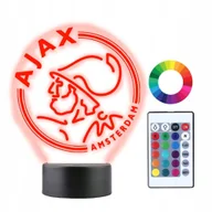 Lampy stojące - Lampka Nocna 3D Led AJAX AMSTERDAM - miniaturka - grafika 1