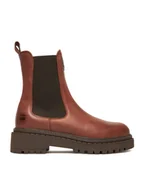 Botki damskie - G-Star Raw Sztyblety EO-DAMLA-25FW26 Brązowy - miniaturka - grafika 1