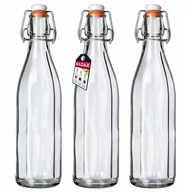Pojemniki kuchenne - Szklana butelka z korkiem Tore 1000 ml, 3 szt. - miniaturka - grafika 1