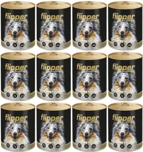 Dolina Noteci Flipper z wołowiną i drobiem 24x800g 47050-uniw - Mokra karma dla psów - miniaturka - grafika 1