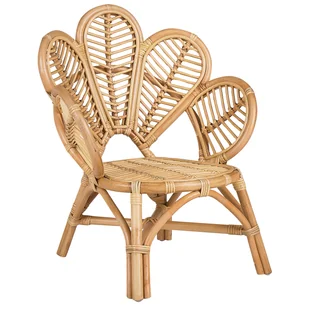 Fotel paw rattanowy dla dzieci naturalny FLORENTINE II - Fotele - miniaturka - grafika 1