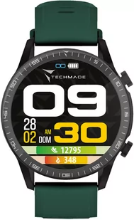Techmade Rocks Zielony - Smartwatch - miniaturka - grafika 1