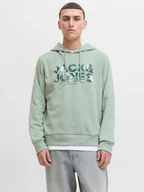Bluzy męskie - Jack & Jones Bluza "Geplas" w kolorze zielonym - miniaturka - grafika 1