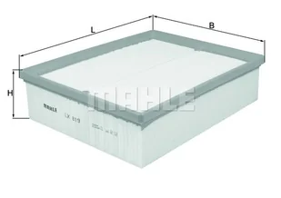 Filtr powietrza Mahle LX 819 - Filtry powietrza - miniaturka - grafika 1