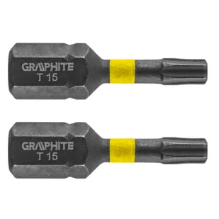 GRAPHITE Bity udarowe TX15 x 25 mm 2 szt. - Bity - miniaturka - grafika 1