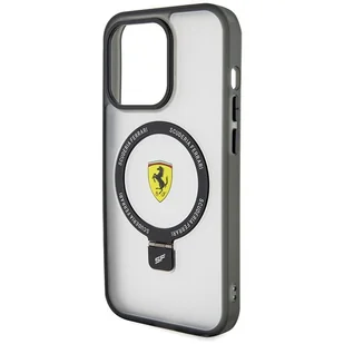 Ferrari FEHMP15XUSCAH iPhone 15 Pro Max 6.7" transparent hardcase Ring Stand 2023 Collection MagSafe - Etui i futerały do telefonów - miniaturka - grafika 6