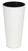 Donice - Doniczka Tubus Slim Eco DTUS200W biały Prosperplast - miniaturka - grafika 1