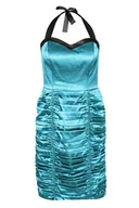 Sukienki - Sukienka FSU190 TURKUSOWY - Fokus - miniaturka - grafika 1