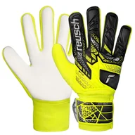 Piłka nożna - Rękawice Reusch Attrakt Starter Solid 55 70 514 2014 - ŻÓŁTY, 7,5 - miniaturka - grafika 1