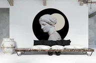 Tapety - Mural DOTS Venus z księżycem- okrągła dekoracja ścienna - miniaturka - grafika 1