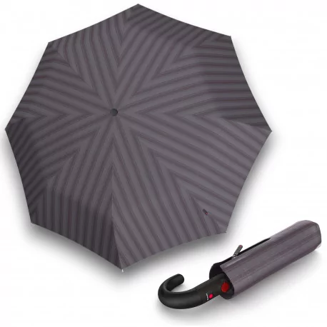 KNIRPS T.260 2LINEUP STONE - elegancki męski parasol w pełni automatyczny