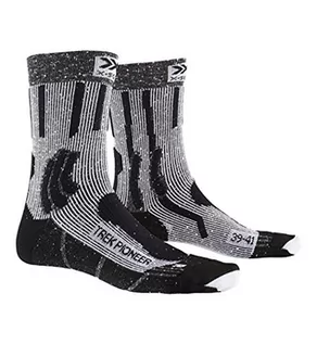 Skarpetki damskie - X-socks męskie skarpety Trek pionieer Opal Black/Flocculus White Size: 35-38 XS-TS01S19U - grafika 1