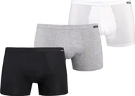 Majtki męskie - Teyli Wielopak bokserek bawełnianych Levi XL Czarny-biały-szary - miniaturka - grafika 1