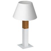 Lampy stojące - Luminex Table lamps 3595 Lampa stołowa lampka 1X60W E27 biały/naturalny - miniaturka - grafika 1