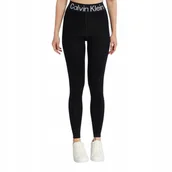 Legginsy - CALVIN KLEIN LEGGINSY DAMSKIE CK WOMEN CZARNE r.M - miniaturka - grafika 1