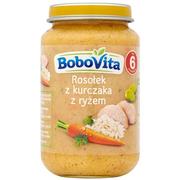 Dania dla dzieci - Bobovita BOBOVITA ZUPKA ROSOŁEK Z KURCZAKA Z RYŻEM PO 6 MIESIĽCU 190 G 15357429 - miniaturka - grafika 1