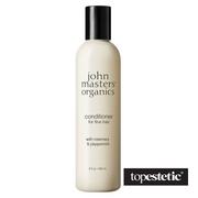 Odżywki do włosów - John Masters Organics Organics Peppermint Rosemary Conditioner For Fine Hair Rozmaryn i mięta - odżywka do włosów cienkich 236 ml - miniaturka - grafika 1