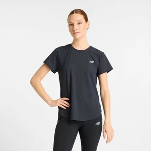 Koszulka damska New Balance WT51227BK czarna - Koszulki i topy damskie - miniaturka - grafika 1
