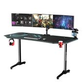 Fotele gamingowe - WEBHIDDENBRAND WEBHIDDENBRAND biurko gamingowe Ultradesk Frag XXL Blue MSUD032HC000) - miniaturka - grafika 1
