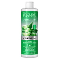 Płyny micelarne - Eveline Cosmetics Cosmetics - Organic - Aloe Vera - Nawilżający płyn micelarny 5w1 - 400 ml - miniaturka - grafika 1