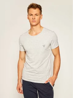 Piżamy męskie - GUESS T-Shirt U97M00 JR003 Szary Regular Fit - grafika 1