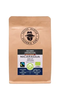 COFFEE HUNTER Kawa ziarnista  KAWA ZIARNISTA ARABICA 100 % NIKARAGUA FAIR TRADE BIO 250 g COFFEE HUNTER 5902973701616 - Kawa - miniaturka - grafika 1