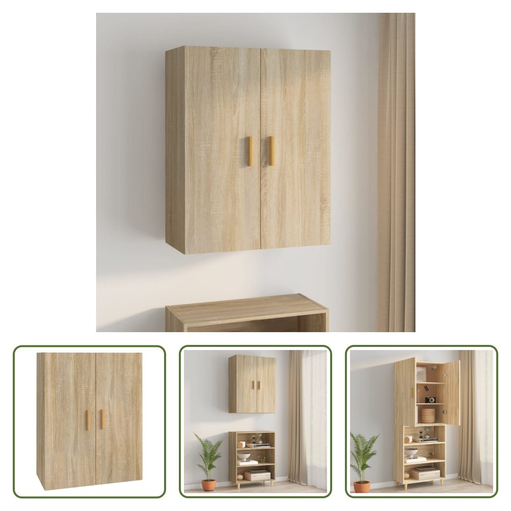 The Living Store Sonoma dębowa szafka ścienna 69,5x34x90 cm