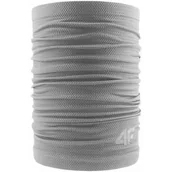 Apaszki i szaliki damskie - Komin zimowy 4F Bandana szara - miniaturka - grafika 1