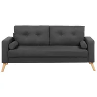 Sofy i kanapy - Beliani Sofa ciemnoszara KALMAR - miniaturka - grafika 1