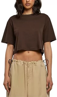 Koszulki i topy damskie - Urban Classics Damska koszulka damska Short Oversize Tee w różnych kolorach, rozmiar XS - 5XL, brązowy, 4XL - grafika 1