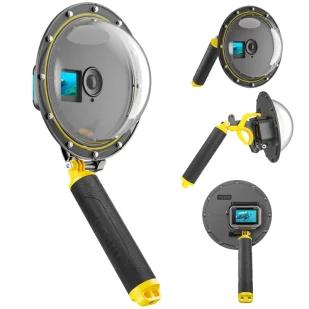 Obudowa podwodna Telesin Dome Port dla DJI Osmo Action 3/4 - Akcesoria do kamer sportowych - miniaturka - grafika 1