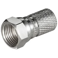 Kable - Wtyk F nakręcany 7,3mm/20mm Big Nut Goobay - miniaturka - grafika 1
