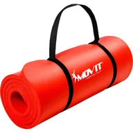 Maty do ćwiczeń - Movit Mata gimnastyczna 183 x 60 x 1 cm - czerwona - miniaturka - grafika 1