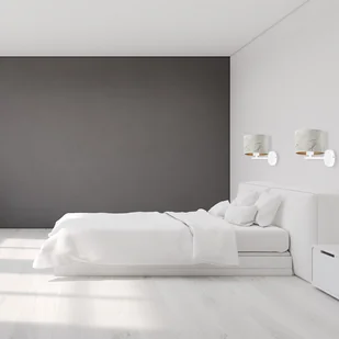 Kinkiet ścienny w stylu glamour MEDELIN MARMUR - Lampy ścienne - miniaturka - grafika 1