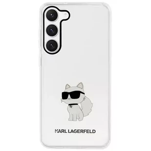 Etui ochronne na telefon Karl Lagerfeld KLHCS23MHNCHTCT do Samsung Galaxy S23+ Plus S916 transparent hardcase Ikonik Choupette - Etui i futerały do telefonów - miniaturka - grafika 3