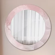 Lustra - Lustro dekoracyjne okrągłe Różowy kamień - miniaturka - grafika 1