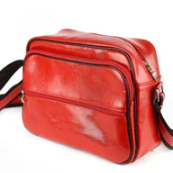 Torby męskie - 500 Torba młodzieżowa - czerwona KEMER - miniaturka - grafika 1