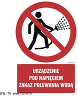 Tablice BHP - SIGNPROJECT GC085 - Zakaz noszenia rozpusczczonych włosów 300x450 - miniaturka - grafika 1