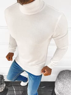 SWETER MĘSKI GOLF ECRU OZONEE L/2489 - Ozonee - Swetry męskie - miniaturka - grafika 1