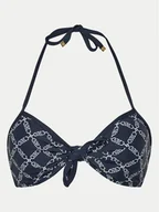 Stroje kąpielowe - MICHAEL Michael Kors Góra od bikini MM7N050 Granatowy - miniaturka - grafika 1