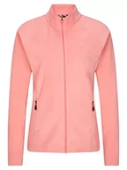 Kurtki damskie - Ziener Damska kurtka polarowa JORDIE Mid Layer | długi rękaw, oddychająca, Polartec, różowa wanilia, 36 - miniaturka - grafika 1